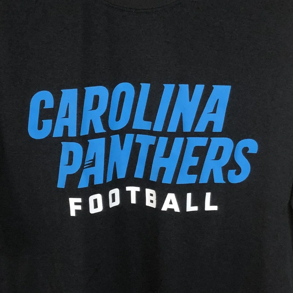 Nike Dri-Fit NFL On Field Carolina Panthers T-shirt Men's L Black Football